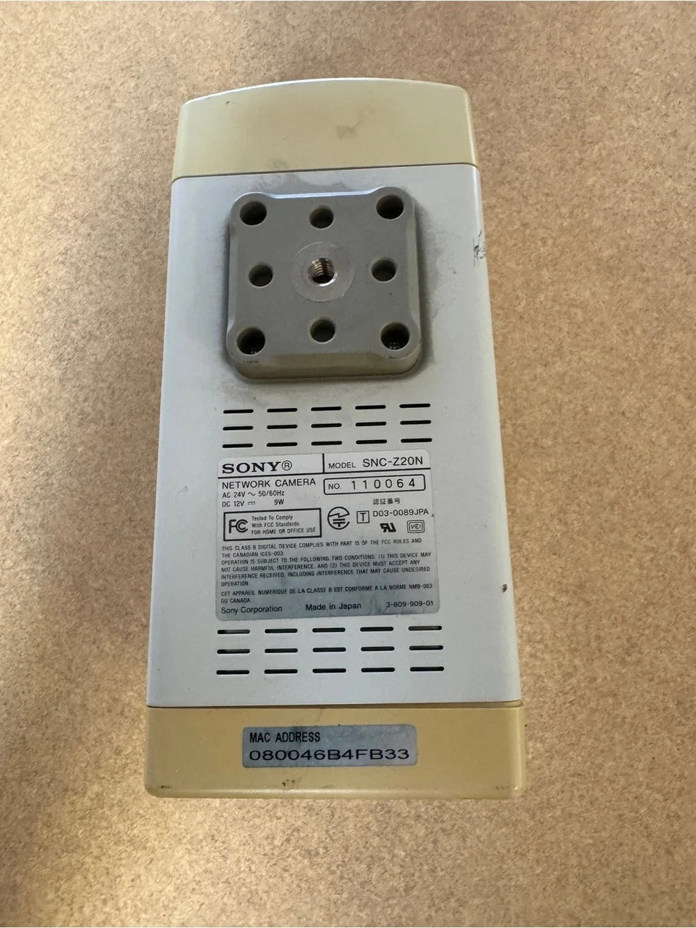 Sony SNC-Z20N Network Camera